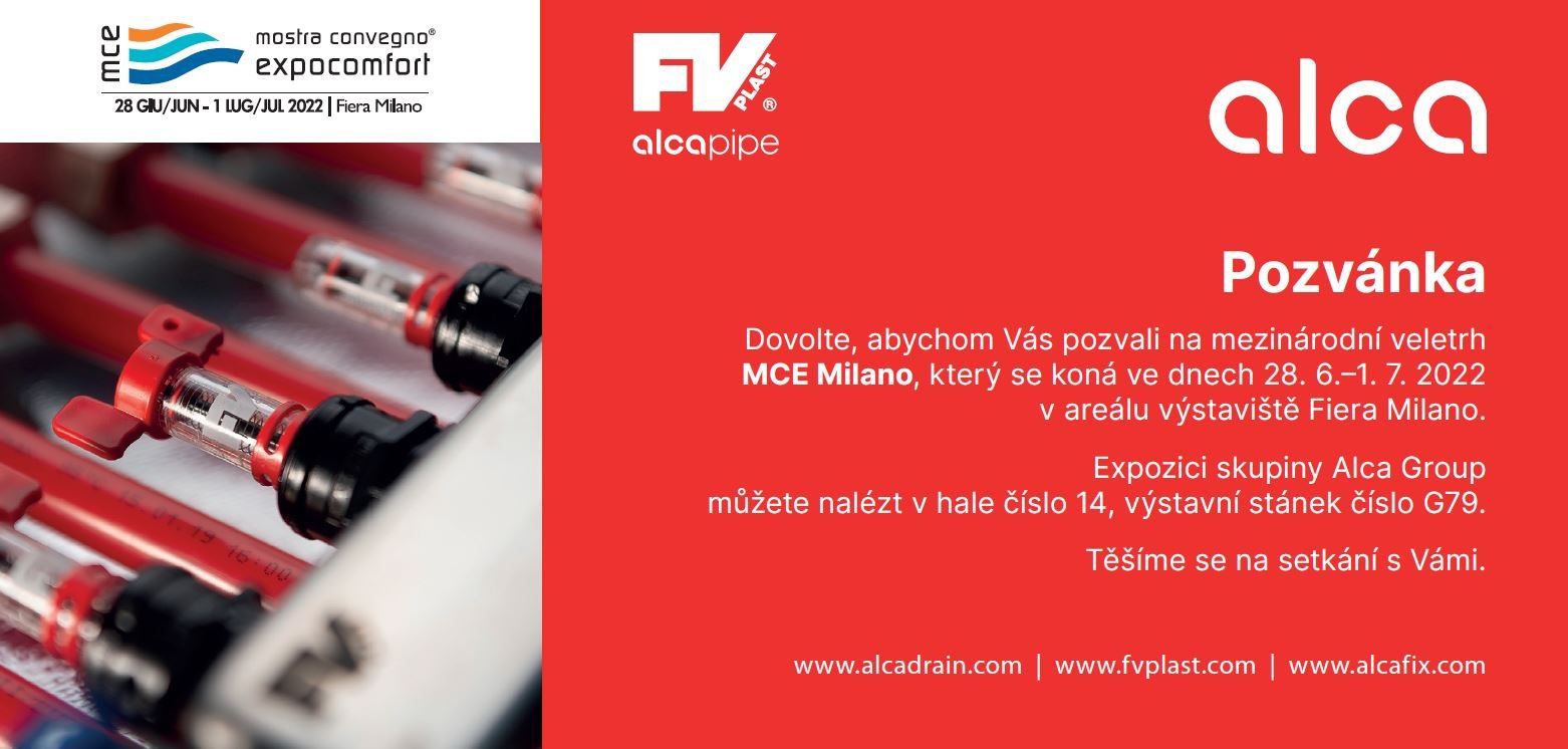 Pozvánka MCE Milano